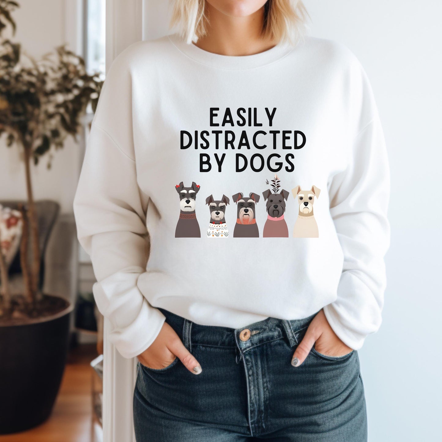 Easily Distracted By Dogs Sweatshirt