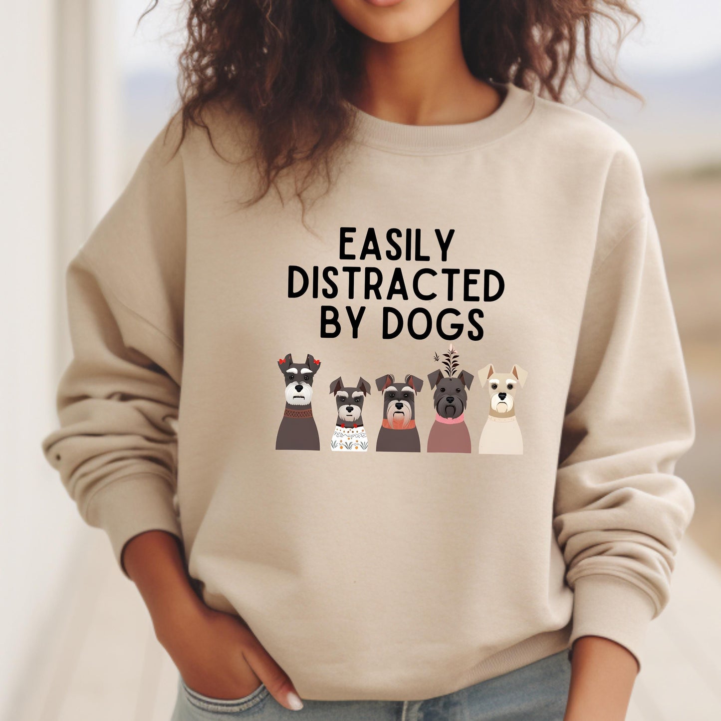 Easily Distracted By Dogs Sweatshirt