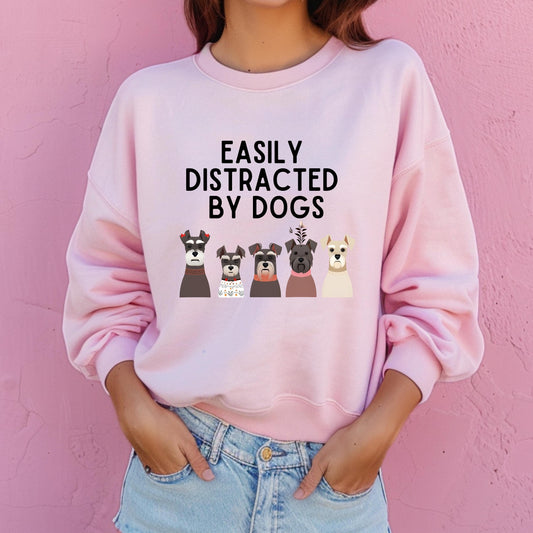 Easily Distracted By Dogs Sweatshirt