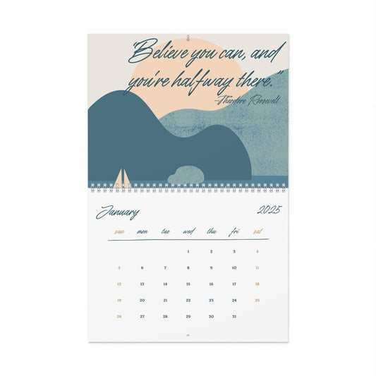 2025 Inspirational Quotes Wall Calendar