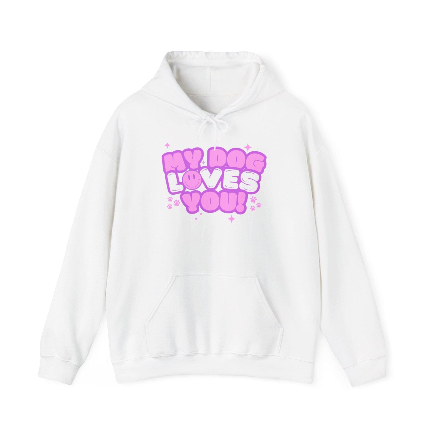 My Dog Loves You Hoodie Sweatshirt