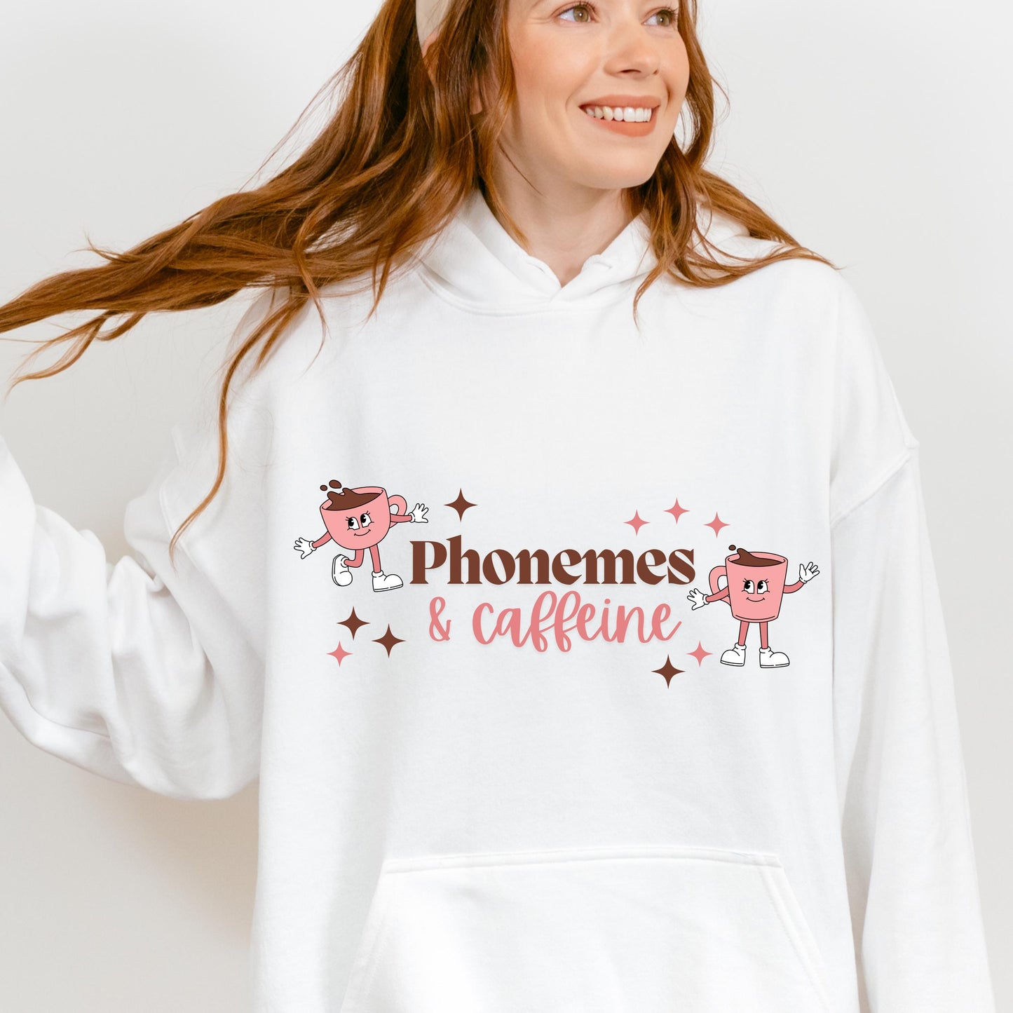 Phoneme and Caffeine Hoodie