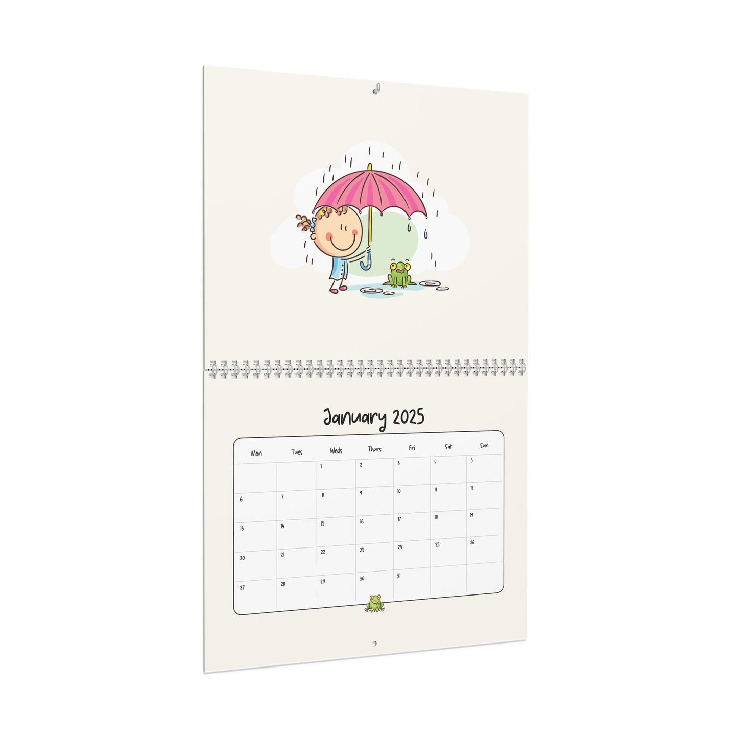 2025 Cute Kids Wall Calendar