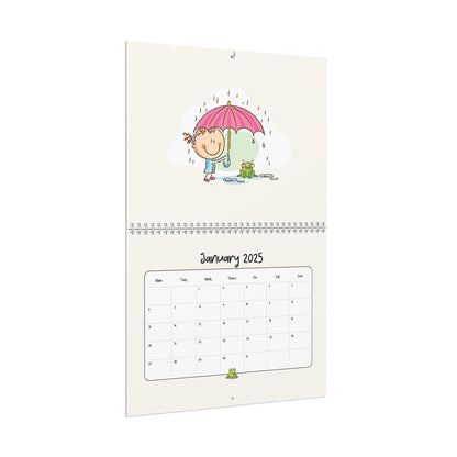 2025 Cute Kids Wall Calendar