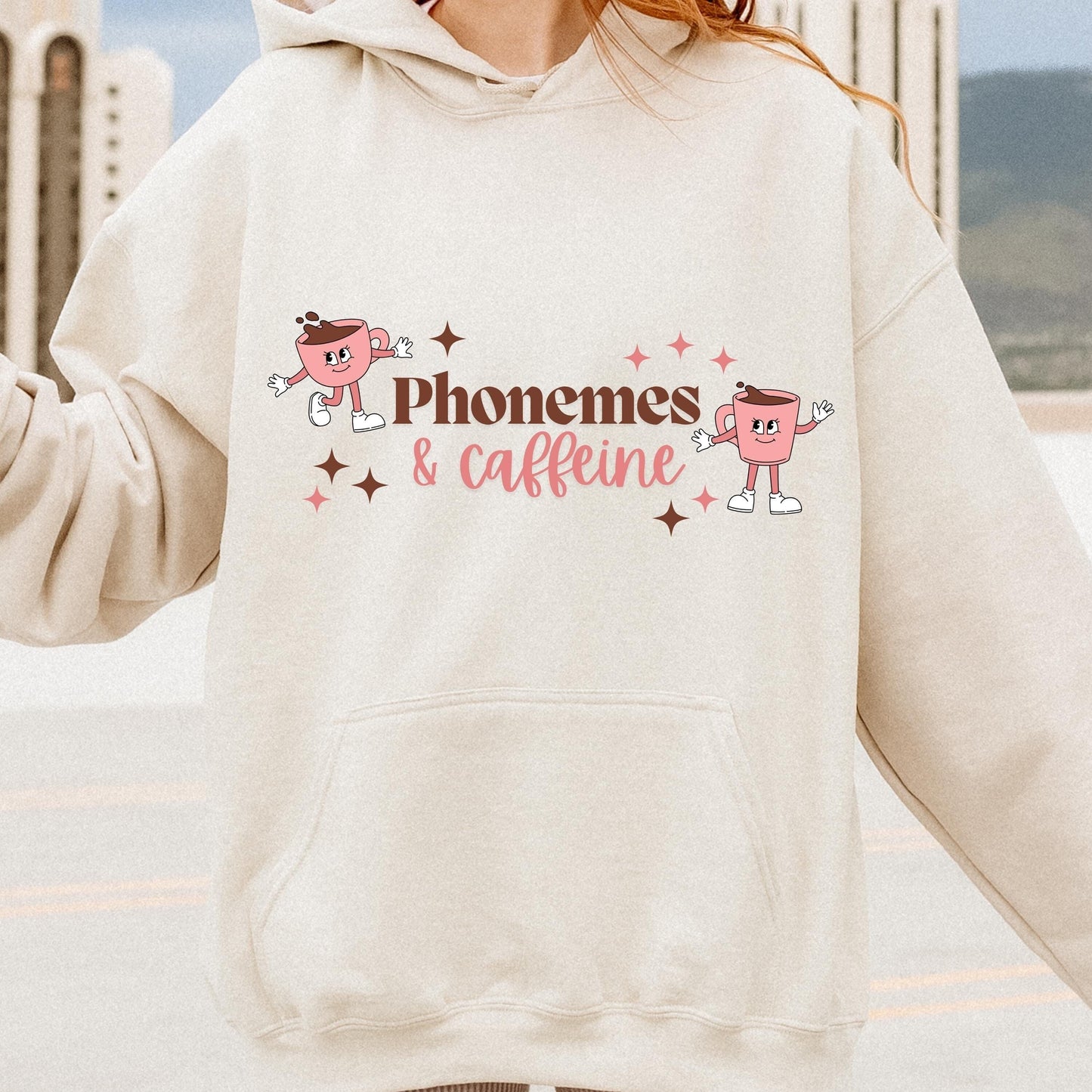 Phoneme and Caffeine Hoodie