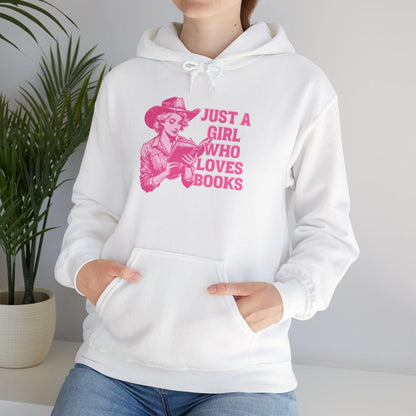 Just a Girl Who Loves Books Hoodie