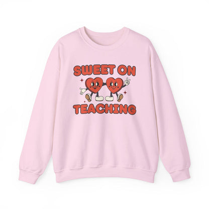 Sweet on Teaching Teacher Crewneck