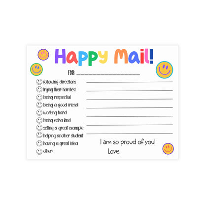 Happy Mail Student Shoutout Postcards