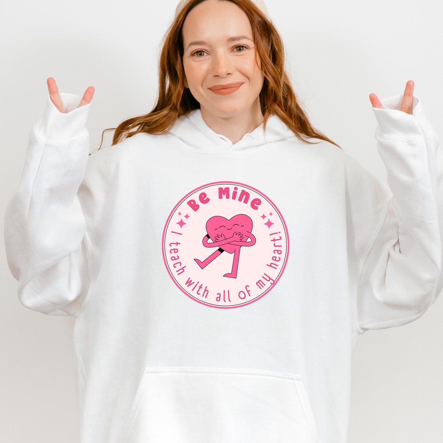 Be Mine Teacher Hoodie