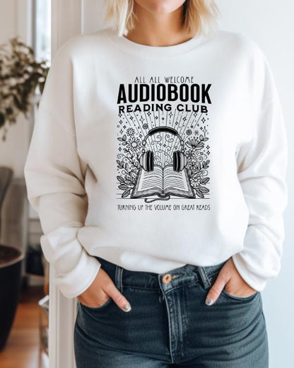 Audiobook Reading Club Crewneck