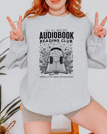 Audiobook Reading Club Crewneck