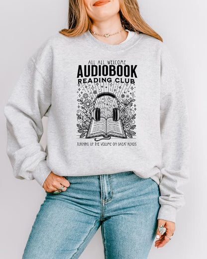 Audiobook Reading Club Crewneck