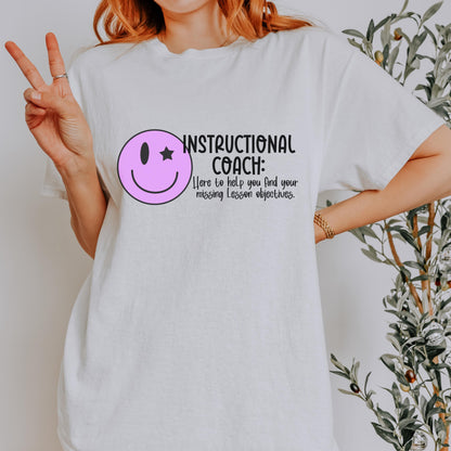 Missing Lesson Objectives Instructional Coach Tee