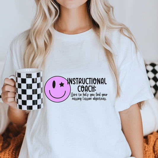 Missing Lesson Objectives Instructional Coach Tee