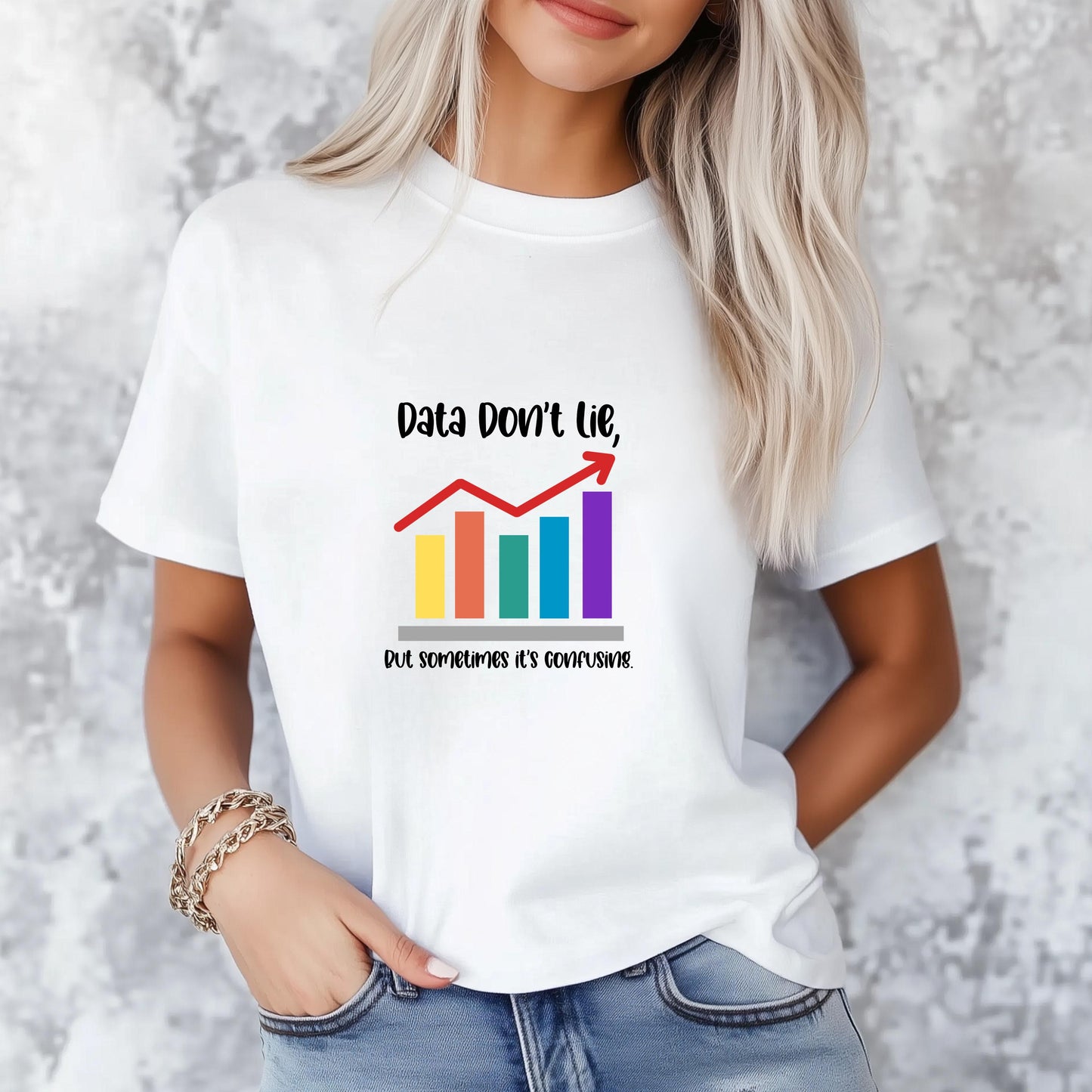 Data Don't Lie But Its Sometimes Confusing T Shirt