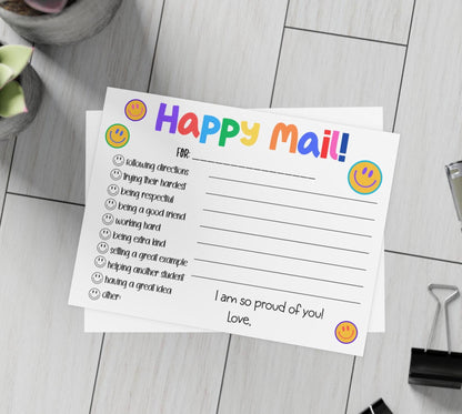 Happy Mail Student Shoutout Postcards