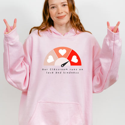 Love and Kindness Teacher Hoodie