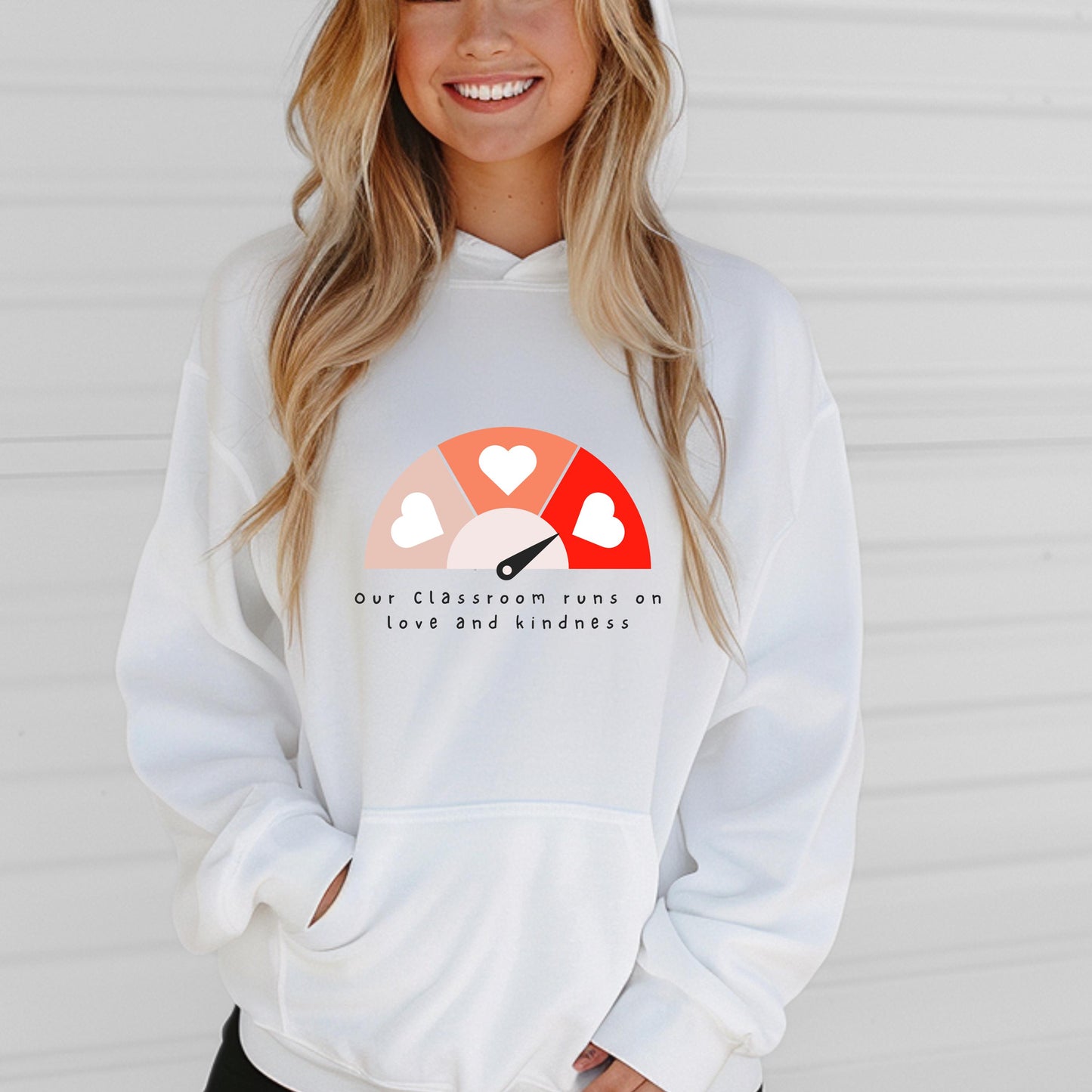 Love and Kindness Teacher Hoodie