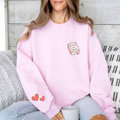 Books Love Repeat Crewneck