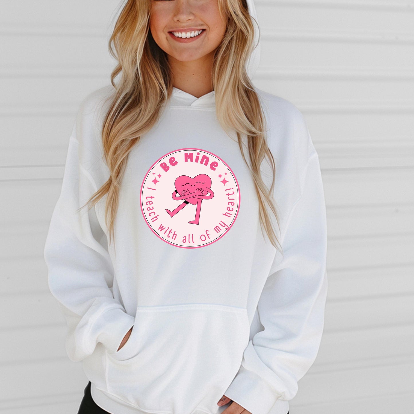 Be Mine Teacher Hoodie