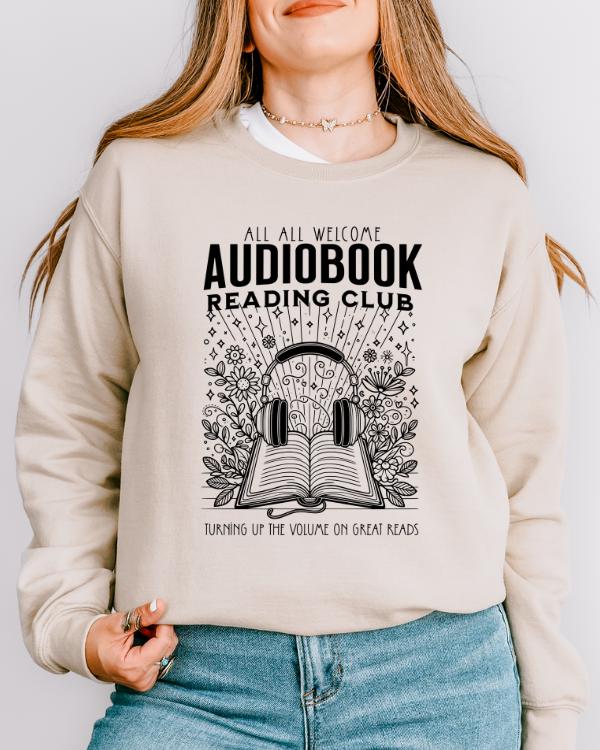 Audiobook Reading Club Crewneck