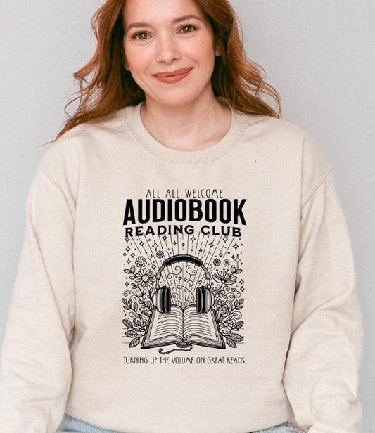 Audiobook Reading Club Crewneck